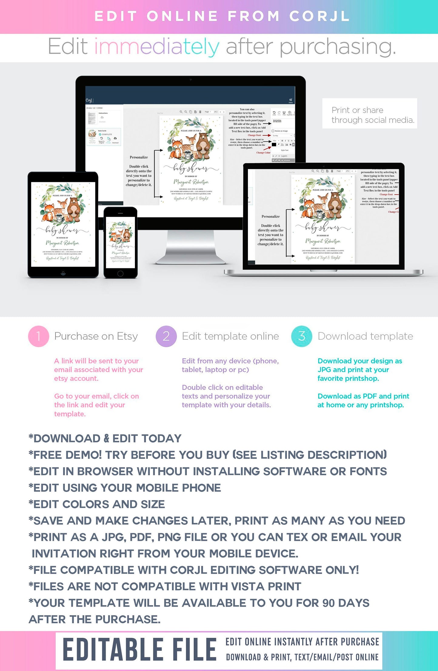 Editable Safari Time Capsule