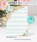 Editable Pampas Grass Baby Shower Invitation