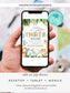 EDITABLE Safari Birthday Invitation