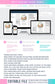 Editable Teddy Bear Baby Shower Invitation Set