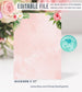 Editable  Aloha Birthday Invitation