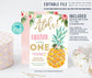 Editable  Aloha Birthday Invitation