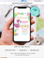 EDITABLE Flamingo Birthday Invitation