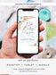 Editable Pampas Grass Baby Shower Invitation