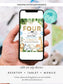 EDITABLE Safari Birthday Invitation