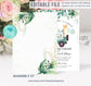 Editable Safari Drive By Baby Shower Invitation