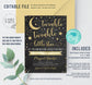 Editable Twinkle Twinkle Little Star Baby Shower Invitation