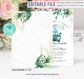 Editable Drive By Baby Shower Invitation