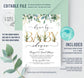 Editable Drive By Baby Shower Invitation
