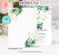 Editable Safari Drive By Baby Shower Invitation
