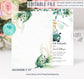 Editable Safari Drive By Baby Shower Invitation