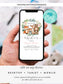 Editable Woodland Baby Shower Invitation
