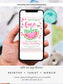 Editable Watermelon Birthday Invitation