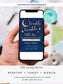 Editable Twinkle Twinkle Little Star Baby Shower Invitation