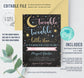 Editable Twinkle Twinkle Little Star Baby Shower Invitation