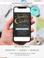 Editable Twinkle Twinkle Little Star Baby Shower Invitation