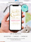 Editable Twinkle Twinkle Little Star Baby Shower Invitation