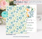 Editable Safari Baby Shower Invitation