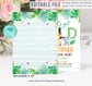 Editable Safari Baby Shower Invitation