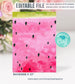 Editable Watermelon Thank You Card