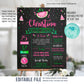 Editable Watermelon Milestone Birthday Poster