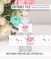 Editable Watermelon Birthday Invitation