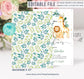 Editable Safari Baby Shower Invitation Set