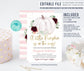 Editable Little Pumpkin Baby Shower Invitation