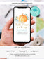 Editable Little Pumpkin Baby Shower Invitation