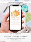 Editable Pumpkin First Birthday Invitation