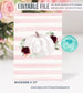 Editable Pumpkin First Birthday Invitation