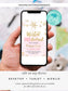 Editable Winter ONEderland Birthday Invitation