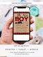 Editable Lumberjack Baby Shower Invitation