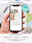 Editable Teddy Bear Baby Shower Invitation