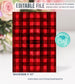 Editable Lumberjack Birthday Invitation