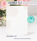 Editable Teddy Bear Baby Shower Invitation