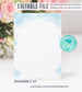 Editable Teddy Bear Baby Shower Invitation