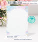 Editable Teddy Bear Baby Shower Invitation
