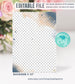 Editable Teddy Bear Baby Shower Invitation