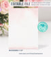 Editable Teddy Bear Baby Shower Invitation