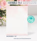 Editable Teddy Bear Baby Shower Invitation