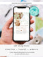 Editable Teddy Bear Baby Shower Invitation